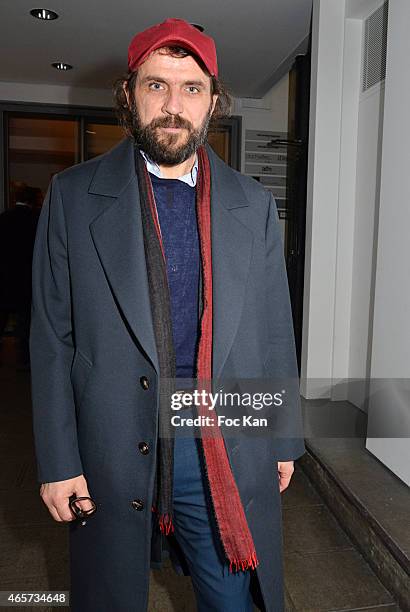 Andreas Kronthaler attends the Purple & Thaddaeus Ropac Cocktail Party for Painter Bjarne Melgaard during Paris Fashion Week Womenswear Fall/Winter...