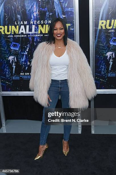 Actress/model Garcelle Beauvais arrives for the "Run All Night" New York Premiere at AMC Lincoln Square Theater on March 9, 2015 in New York City.