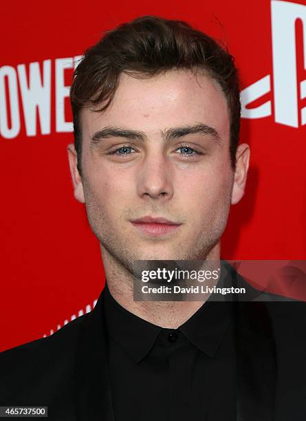 Actor Sterling Beaumon attends the PlayStation & Sony Pictures Television series premiere of "POWERS" at Sony Pictures Studios on March 9, 2015 in...