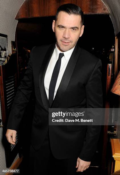 Roland Mouret attends the Charles Finch and Chanel Pre-BAFTA cocktail party and dinner at Annabel's on February 8, 2013 in London, England.