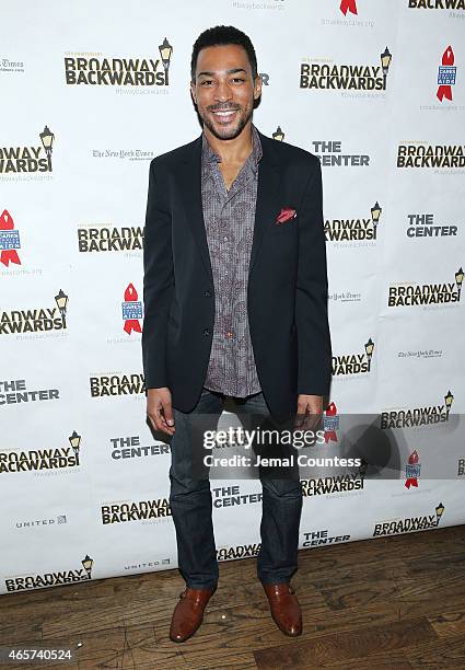 Actor Charles Brown attends the 10th Anniversary of Broadway Backwards at John's on March 9, 2015 in New York City.