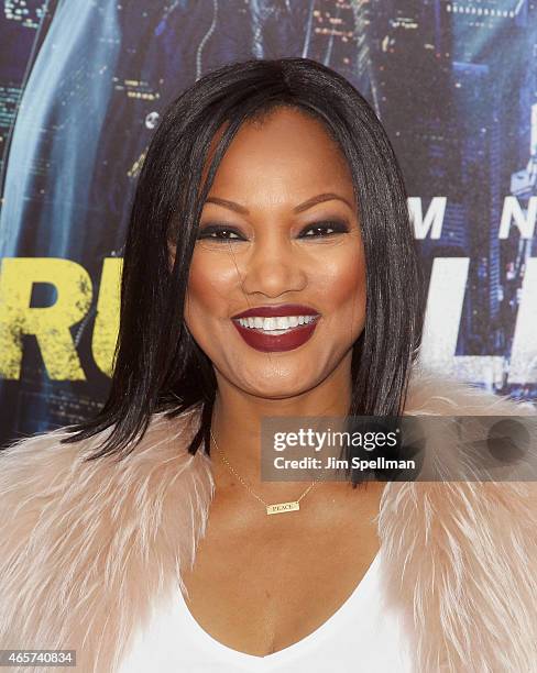 Actress Garcelle Beauvais attends the "Run All Night" New York premiere at AMC Lincoln Square Theater on March 9, 2015 in New York City.