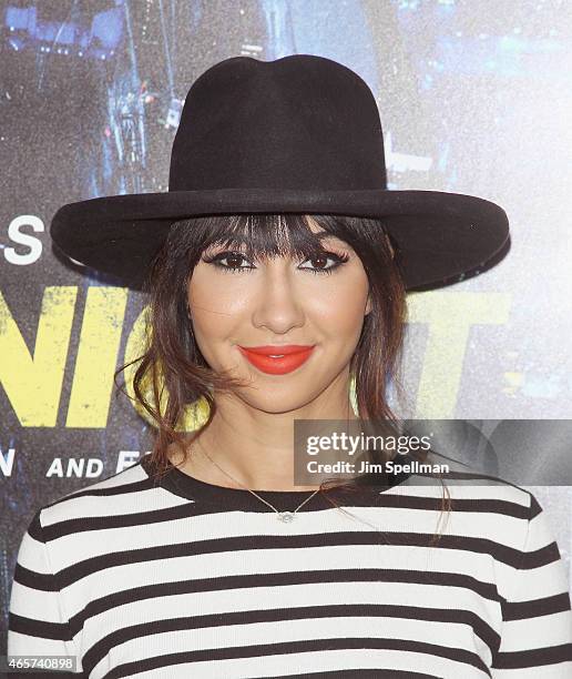 Actress Jackie Cruz attends the "Run All Night" New York premiere at AMC Lincoln Square Theater on March 9, 2015 in New York City.