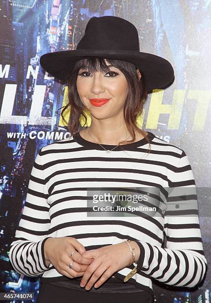 Actress Jackie Cruz attends the "Run All Night" New York premiere at AMC Lincoln Square Theater on March 9, 2015 in New York City.
