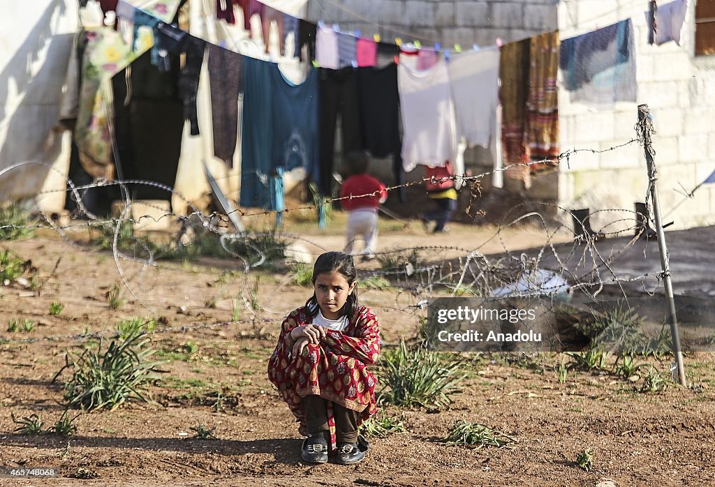 Syrian refugee camp near Atme town