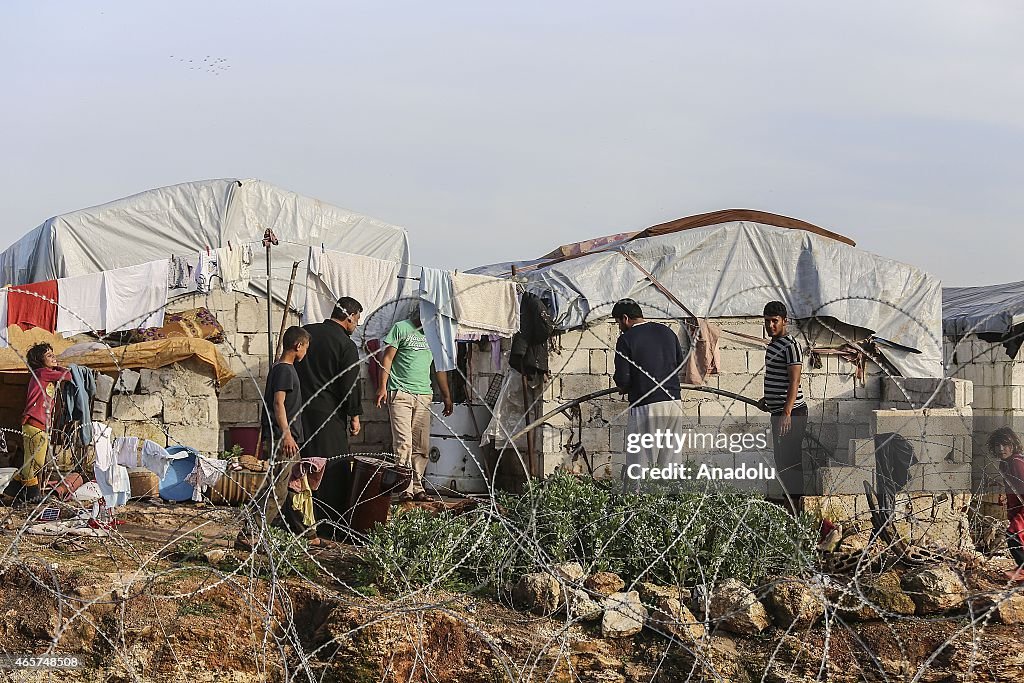 Syrian refugee camp near Atme town