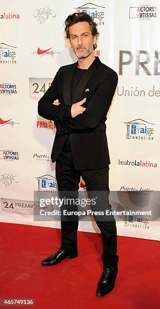 Ernesto Alterio attends the 'Union de Actores' Awards on March 9, 2015 in Madrid, Spain.