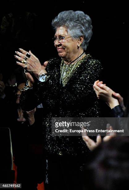 Pilar Bardem attends the 'Union de Actores' Awards on March 9, 2015 in Madrid, Spain.