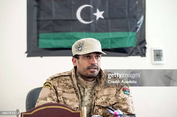 Warden Ali Zableh is seen at the Milita prison where prisoners of war war kept, in the Libyan town of Zliten on March 4, 2015.