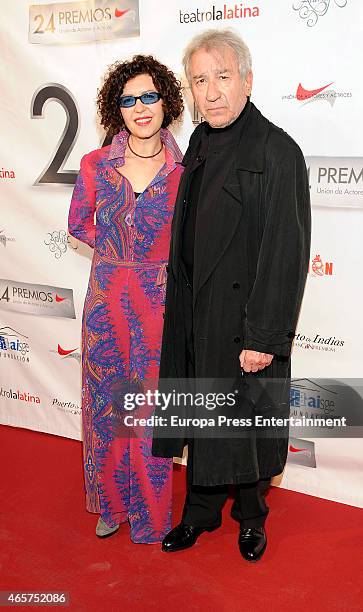 Jose Sacristan attends the 'Union de Actores' Awards on March 9, 2015 in Madrid, Spain.