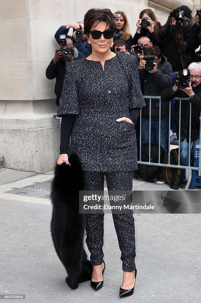 Celebrity Sightings On Day 8  Of Paris Fashion Week Fall Winter 2015/2016