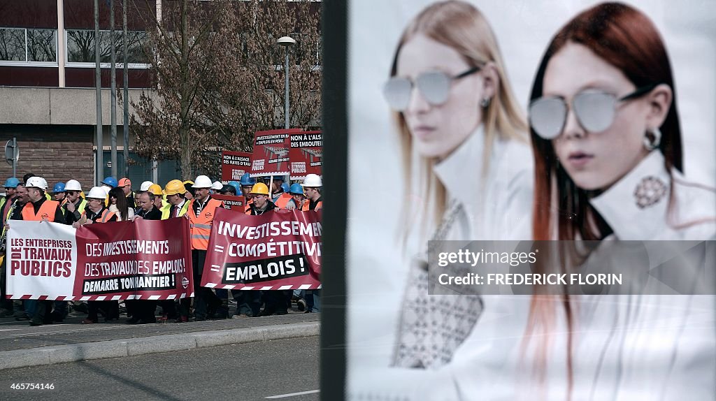 FRANCE-CONSTRUCTION-PROTEST