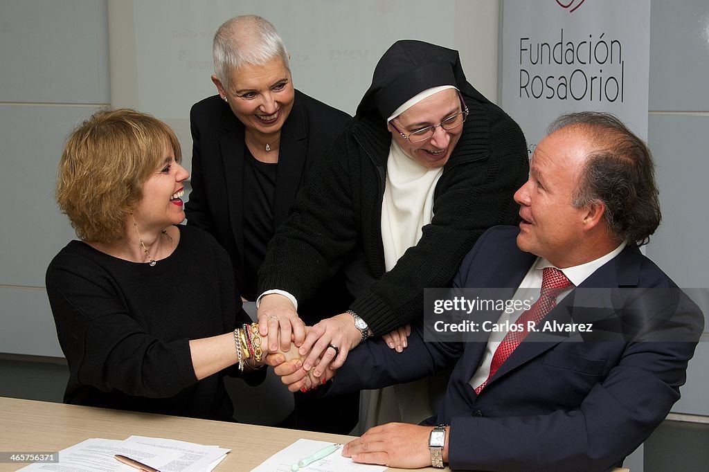 Rosa Oriol Foundation and Valor Brands Cooperation Agreement in Madrid