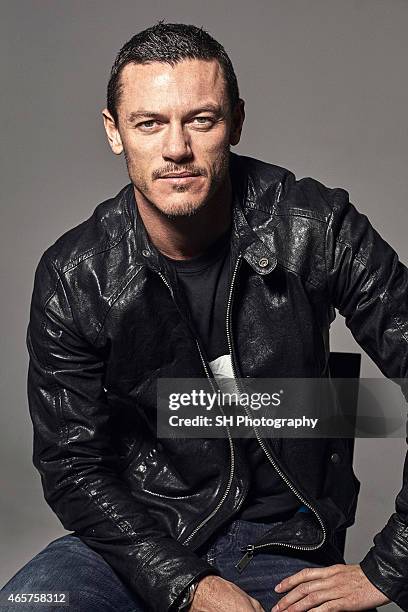 Actor Luke Evans is photographed on November 27, 2012 in London, England.