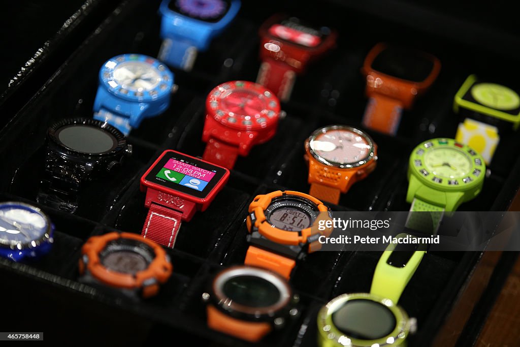 Exhibitors Show Off The Latest Smart Devices At The Wearable Technology Show