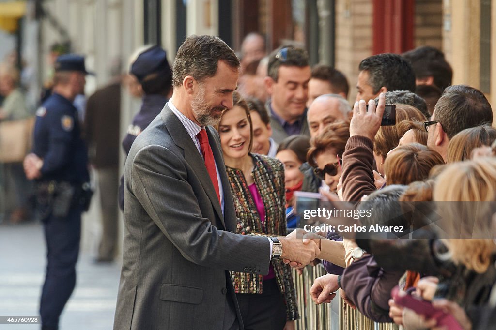 Spanish Royals Visit Zaragoza