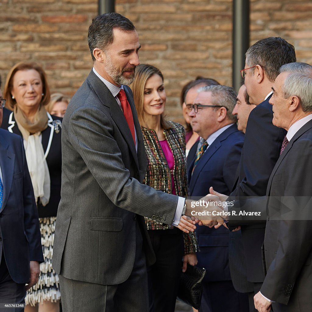 Spanish Royals Visit Zaragoza