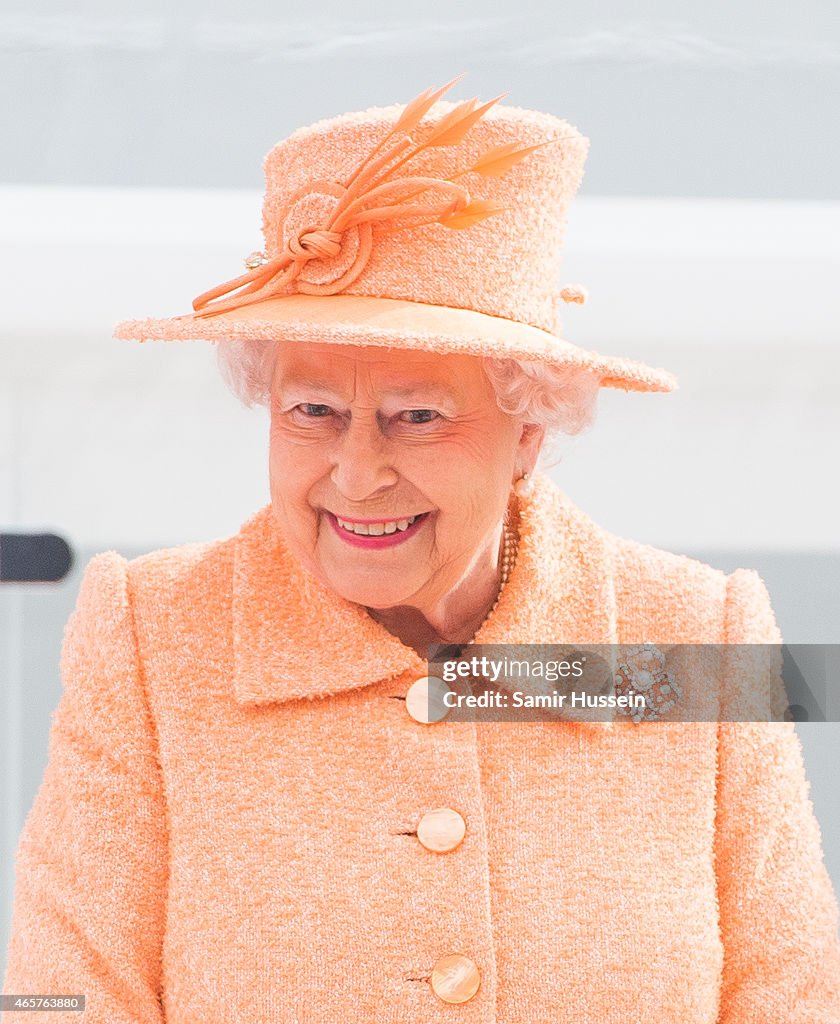 The Queen And Duke Of Edinburgh Attend Naming Ceremony Of P&O Cruise Ship Britannia