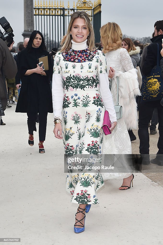 Celebrity Sightings On Day 8 Of Paris Fashion Week Fall Winter 2015/2016