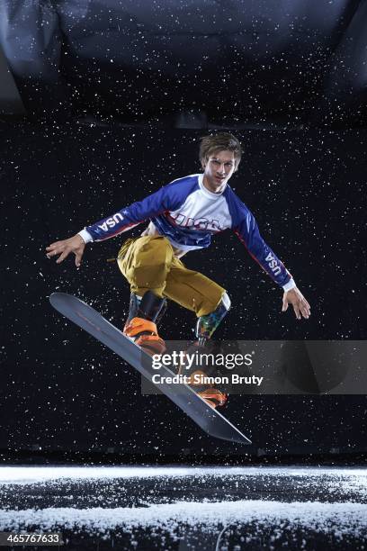 Paralympic Snowboarding: Winter Games Preview: Portrait of Team USA Evan Strong during USOC Media Summit photo shoot at Grand Summit Hotel. Park...