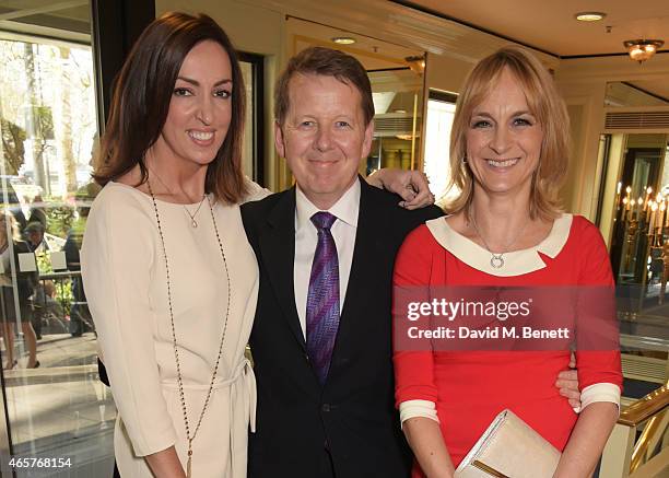 Sally Nugent, Bill Turnbull and Louise Minchin attend the TRIC Television and Radio Industries Club Awards at The Grosvenor House Hotel on March 10,...