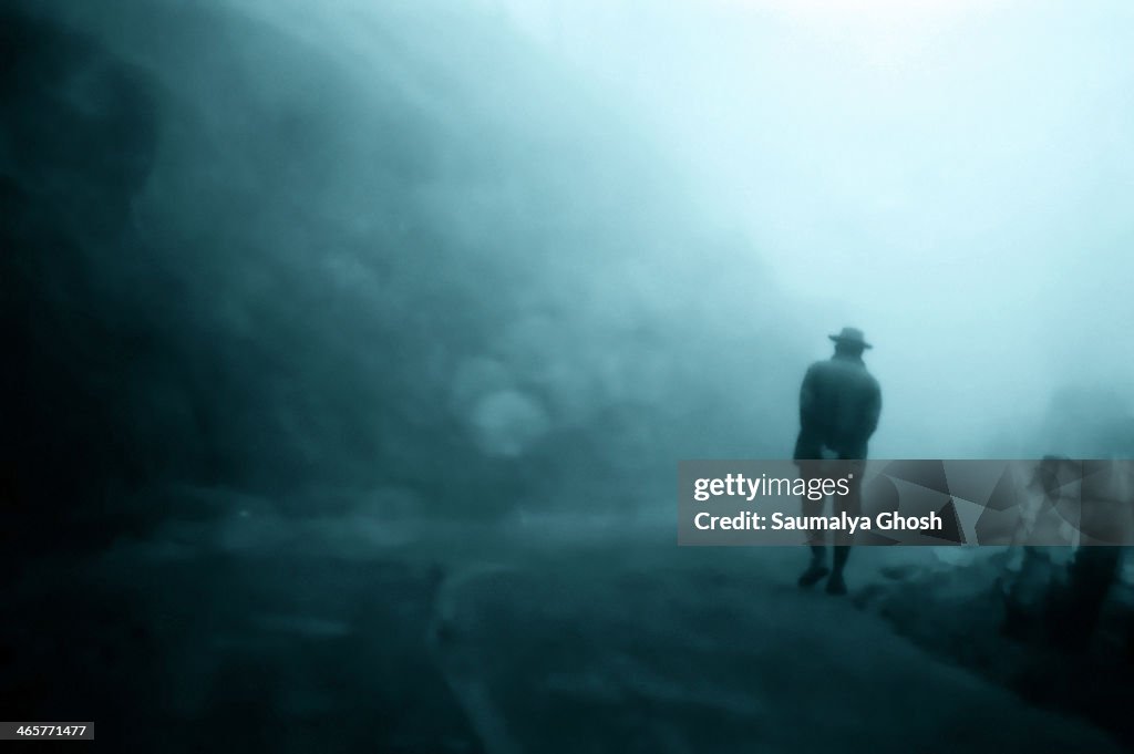 Man in the mist