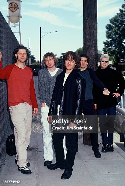 Collective Soul poses for a portrait at Warner Bros studio in Burbank, California on February 11, 1999.