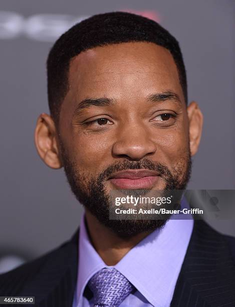 Actor Will Smith arrives at the Los Angeles World Premiere of Warner Bros. Pictures 'Focus' at TCL Chinese Theatre on February 24, 2015 in Hollywood,...