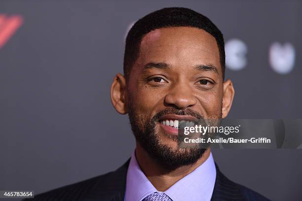 Actor Will Smith arrives at the Los Angeles World Premiere of Warner Bros. Pictures 'Focus' at TCL Chinese Theatre on February 24, 2015 in Hollywood,...