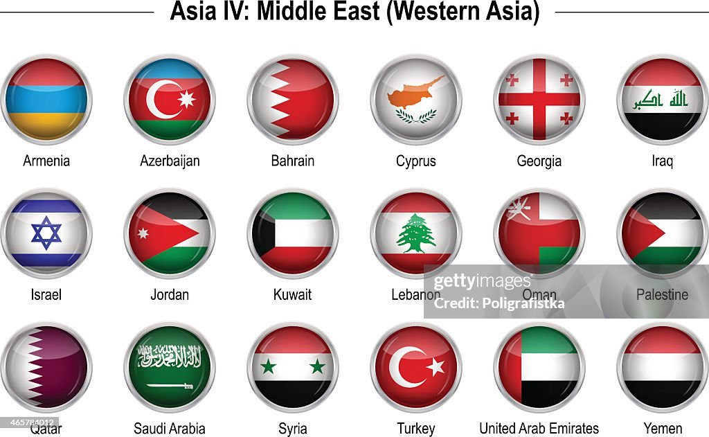 Flags - Asia 4: Middle East
