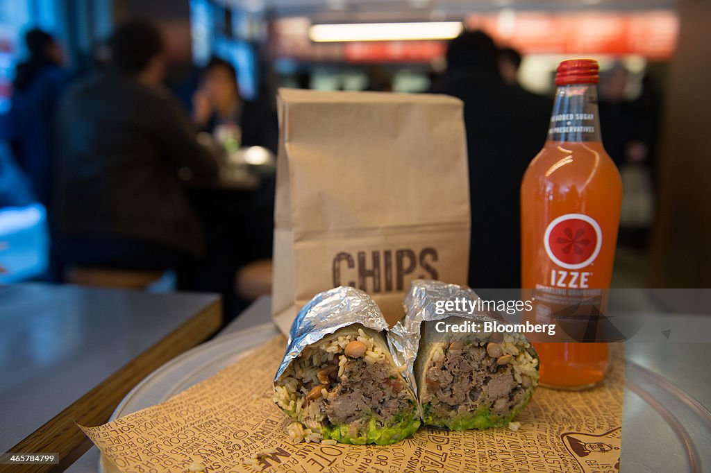 Inside A Chipotle Restaurant Ahead of Earnings Figures