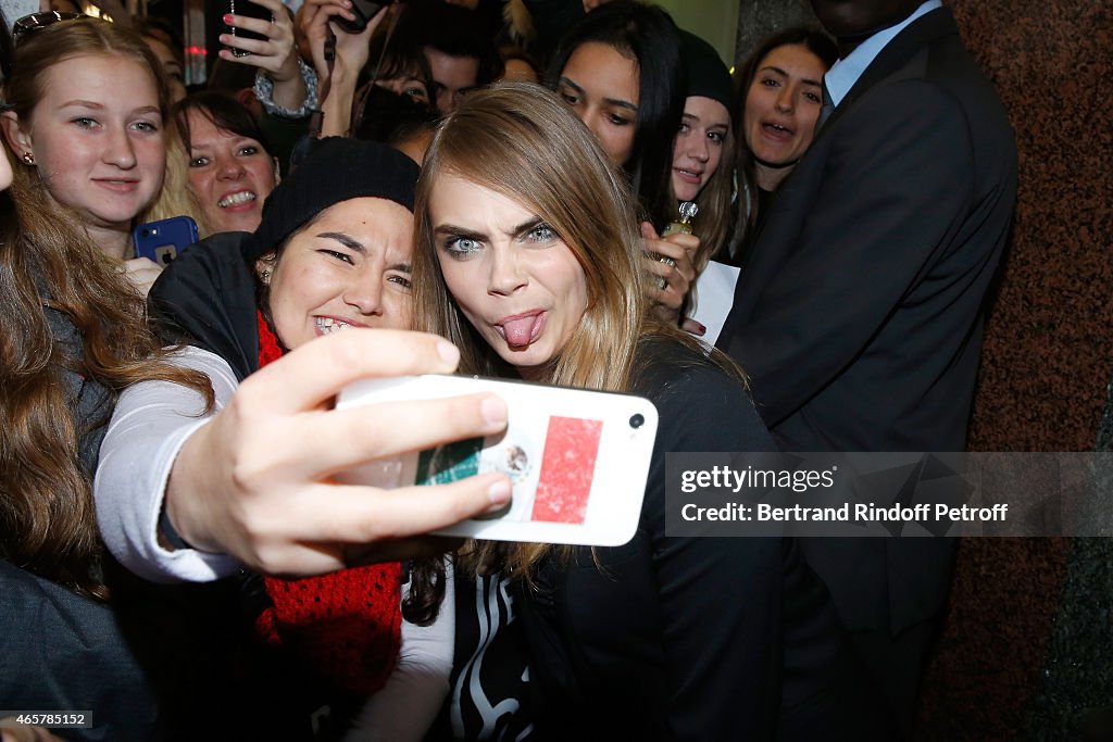Yves Saint Laurent Beauty With Cara Delevingne Celebrating The Luxurious Mascara For A False Lash Effect