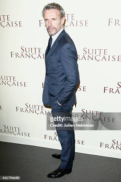 Lambert Wilson attends 'Suite Francaise' Premiere at Cinema UGC Normandie on March 10, 2015 in Paris, France.
