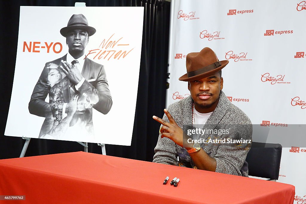 Ne-Yo Visits Century 21 Department Store