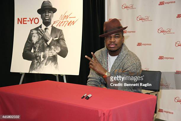 Recording artist Ne-Yo visits Century 21 Department Store at Century 21 on March 10, 2015 in New York City.