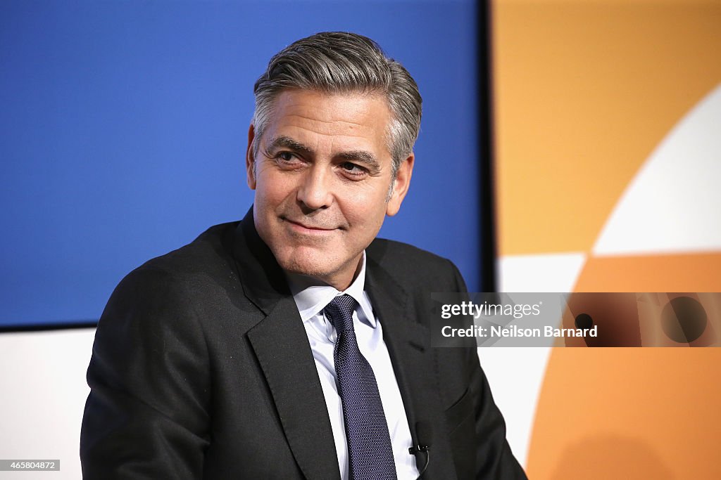 100 LIVES Event: George Clooney Joins Humanitarian Leaders to Launch Global Prize in NYC