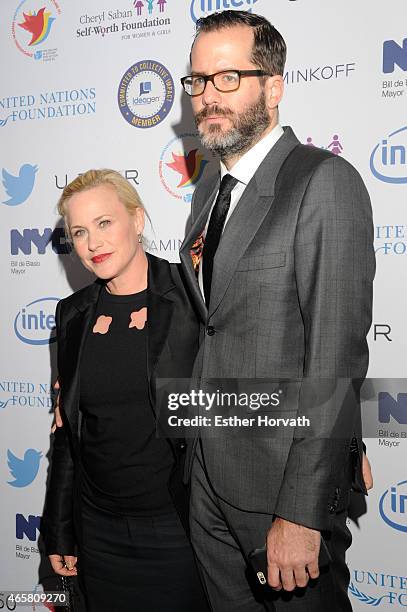 Patricia Arquette and Eric White attend Step It Up for Gender Equality Celebrates The 20th Anniversary Of The Fourth World Conference On Women In...