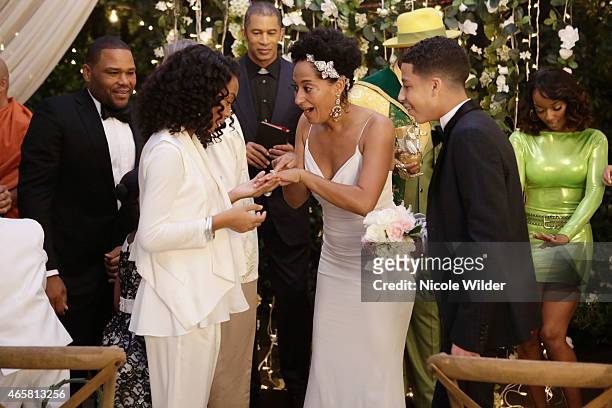 Parental Guidance" - Dre, determined to make up for the no-frills, last-minute wedding he and Bow had, organizes an amazing vow renewal for their...