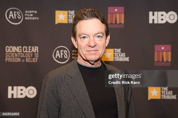 Author Lawrence Wright attends a special screening of "Going Clear: Scientology and the Prison of Belief" at the Paramount Theatre on March 10, 2015...