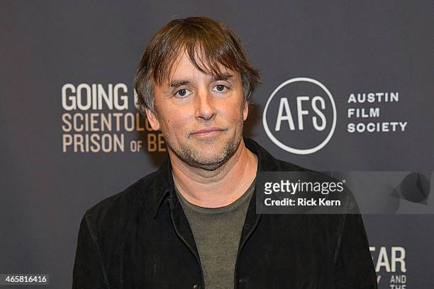 Richard Linklater, Founder, Austin Film Society attends a special screening of "Going Clear: Scientology and the Prison of Belief" at the Paramount...