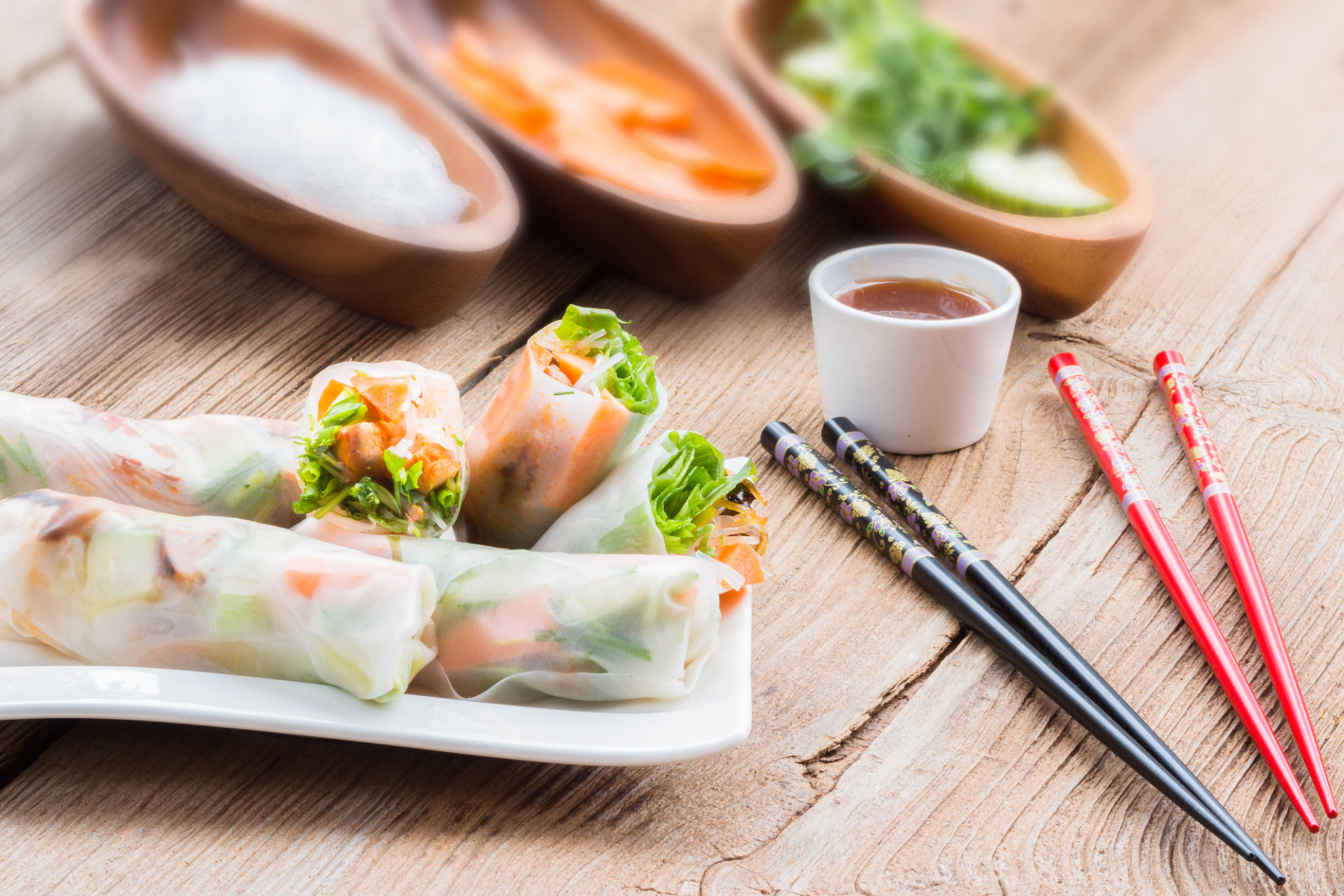 fresh summer rolls