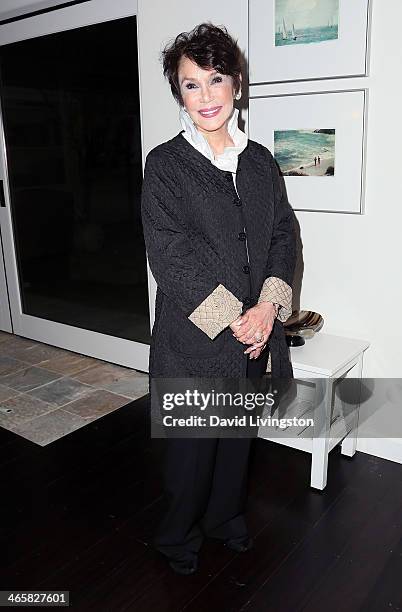 Actress Mary Ann Mobley attends the Eco-Bungalow celebrity open house at Eco-Bungalow on January 29, 2014 in Los Angeles, California.