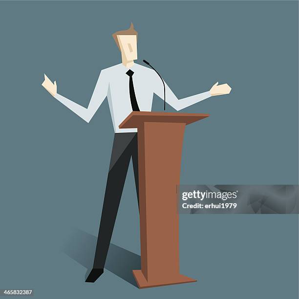 präsentation - pult stock-grafiken, -clipart, -cartoons und -symbole