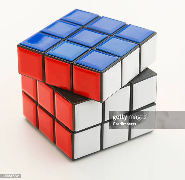 rubik's cube - rubik's cube stockfoto's en -beelden