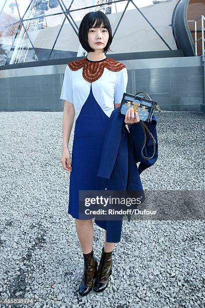 Bae Doona attends the Louis Vuitton show as part of the Paris Fashion Week Womenswear Fall/Winter 2015/2016 on March 11, 2015 in Paris, France.