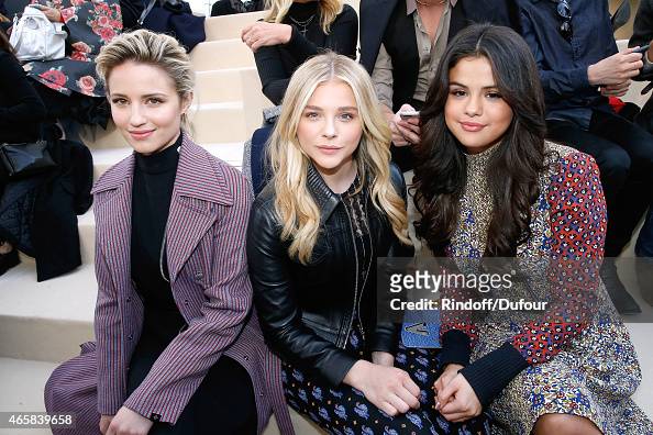 Selena Gomez & Chloe Moretz Catch Up at Louis Vuitton Fashion Show: Photo  3323418, Chloe Moretz, Dianna Agron, Selena Gomez Photos