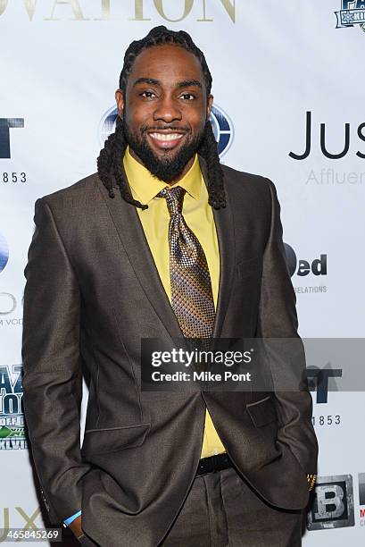 Branton Sherman attends the 2014 Super Bowl Kickoff Players Party at Pranna Restaurant on January 29, 2014 in New York City.