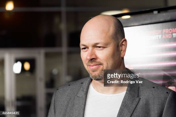 Writer and director Herschel Faber attends the "Best Night Ever" Los Angeles premiere at ArcLight Cinemas on January 29, 2014 in Hollywood,...
