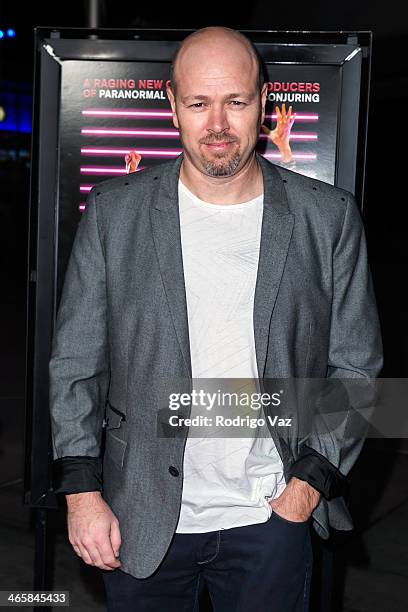 Writer and director Herschel Faber attends the "Best Night Ever" Los Angeles premiere at ArcLight Cinemas on January 29, 2014 in Hollywood,...