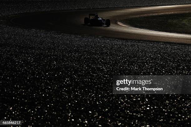 Jean-Eric Vergne of France and Scuderia Toro Rosso drives during day three of Formula One Winter Testing at the Circuito de Jerez on January 30, 2014...